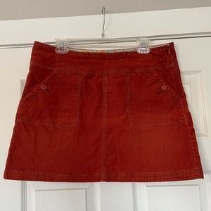 Prana corduroy skirt